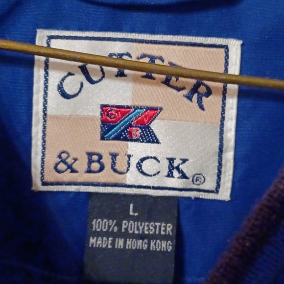 V-neck Cutter and Buck pull over. Size Lg. GUC. - Picture 2 of 3